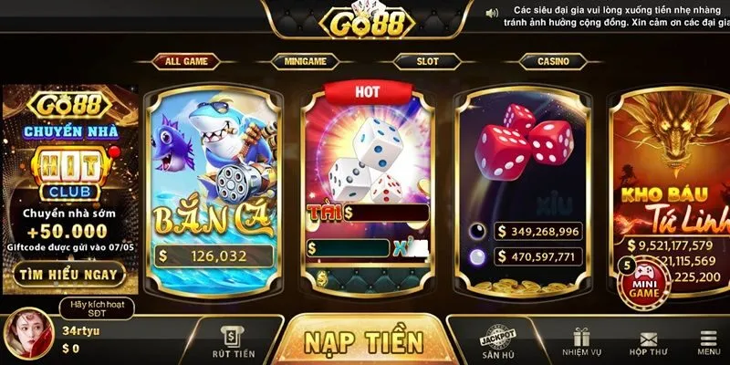 Go88 Game Đổi Thưởng Uy Tín